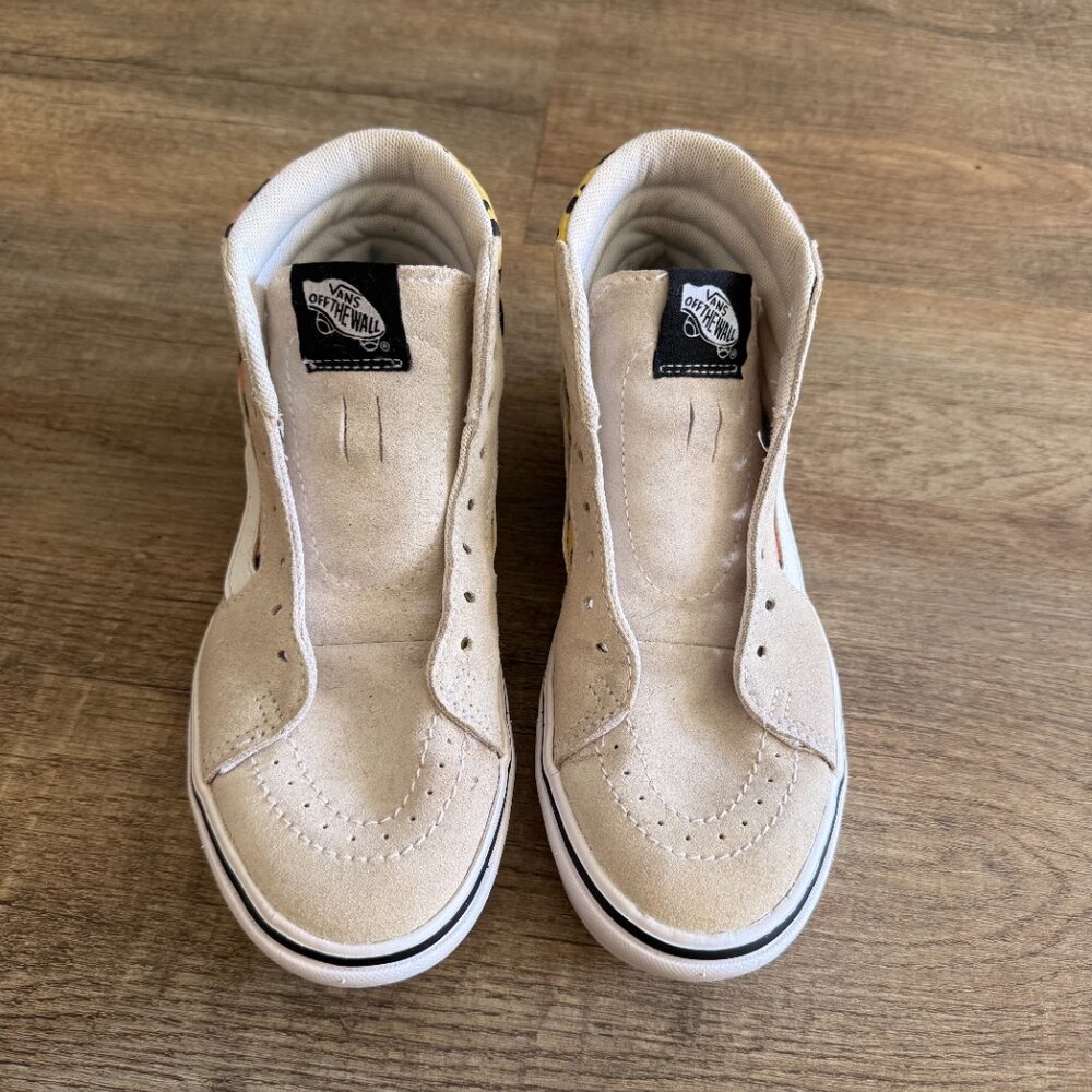EXCELLENT Checker + Animal Print Vans Size 6 - Picture 5 of 7